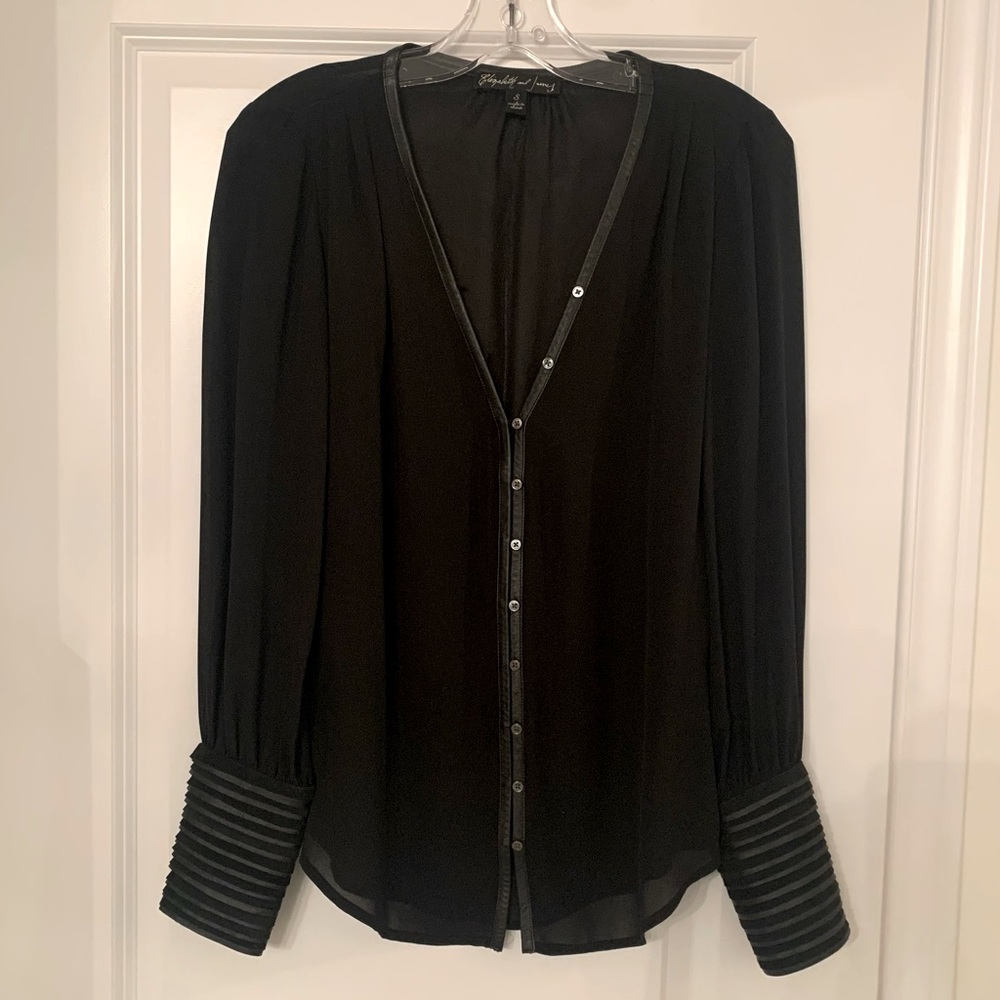 Elizabeth & James Chantal Silk Blouse - Size Small - NWOT!